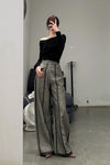 SWAYING/KNIT Water Soluble Wool Lapel SW22AW1T18 Black PS50